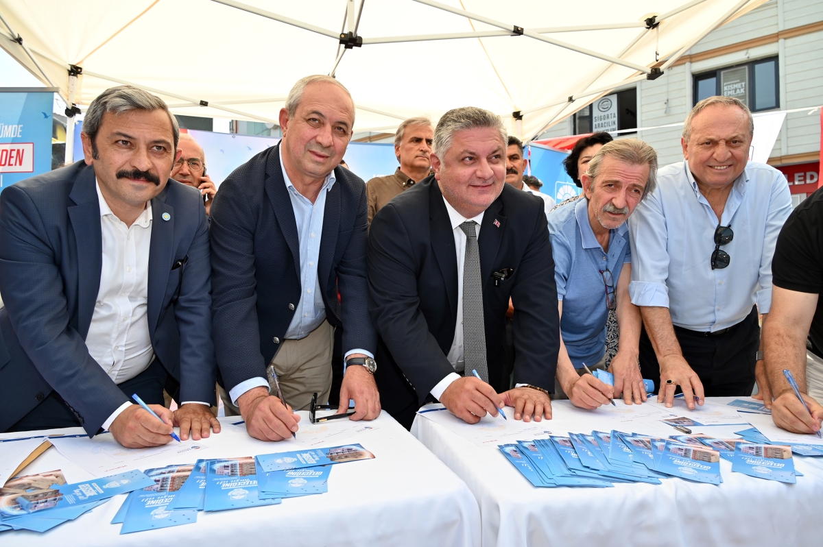 Yalova'da &Prime;Yarısı Bizden&Prime; kampanyası için ilk imzalar atıldı