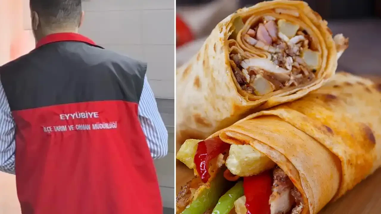 Şanlıurfa’nın Eyyübiye ilçesinde bayat döner satan işletmeye ceza!