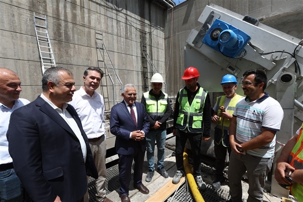 Başkan Büyükkılıç, KASKİ'nin çalışmalarını inceledi