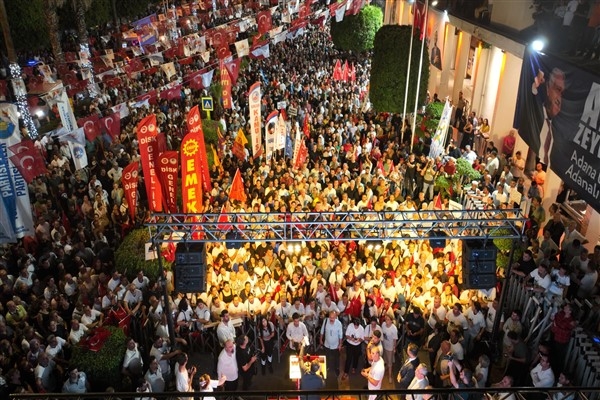 Adana'da Zeydan Karalar’a destek mitingi