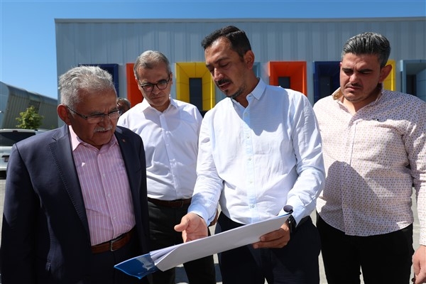Başkan Büyükkılıç'tan Alzheimer Merkezi inşaatına inceleme