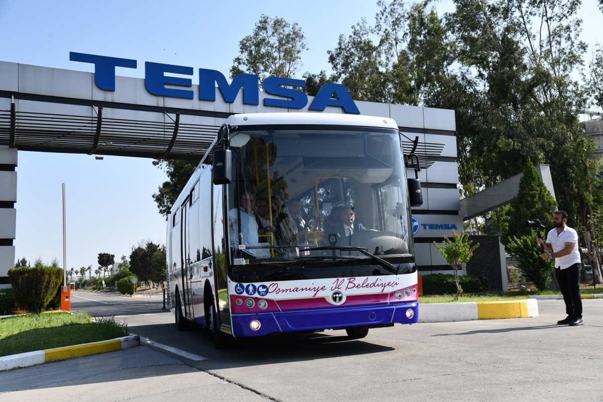 TEMSA üretimi otobüsler Osmaniye Belediyesi'ne teslim edildi
