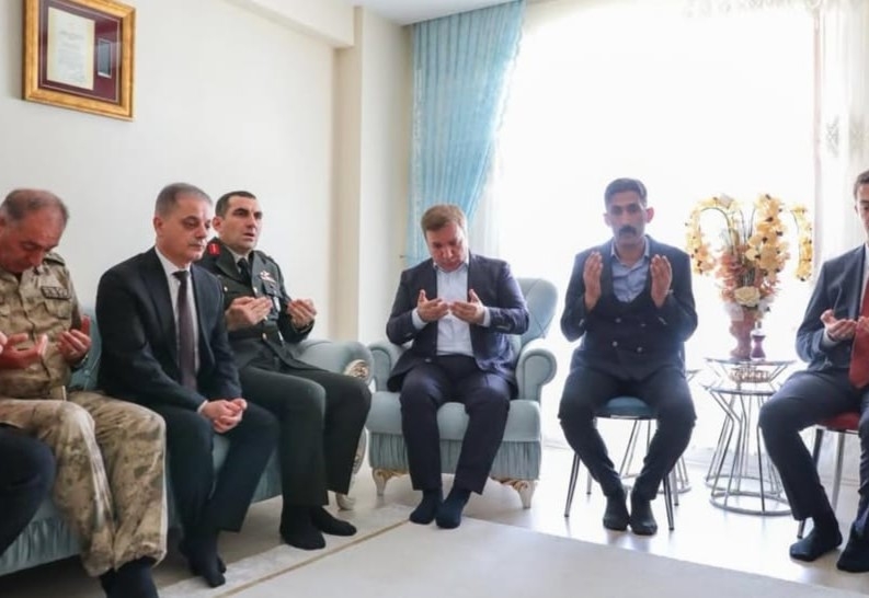 Vali Aydoğdu’dan gaziye Mustafa Çatma'ya ziyaret