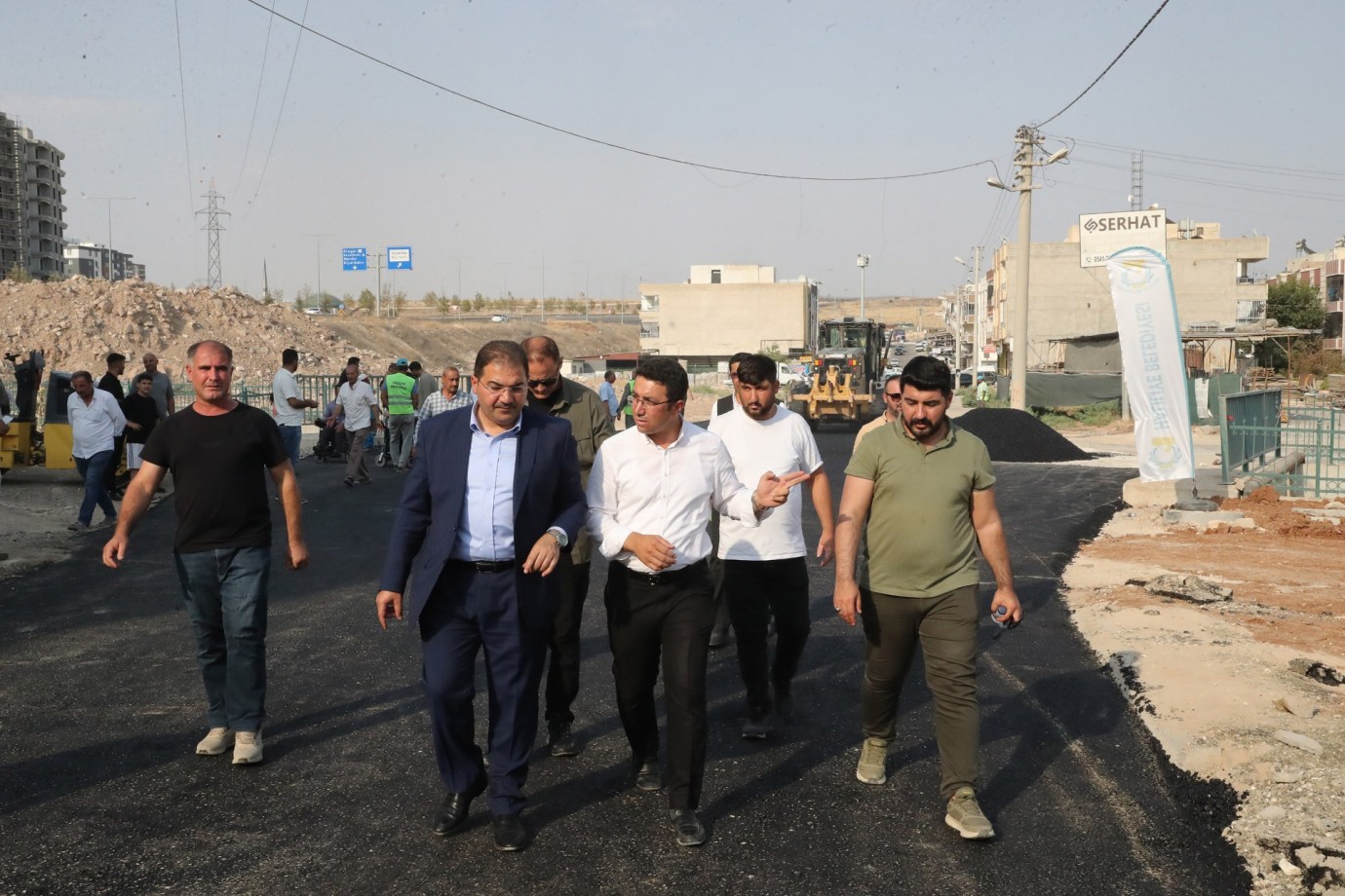 BAŞKAN CANPOLAT AHMET YESEVİ’DE ÇALIŞMALARI YERİNDE İNCELEDİ