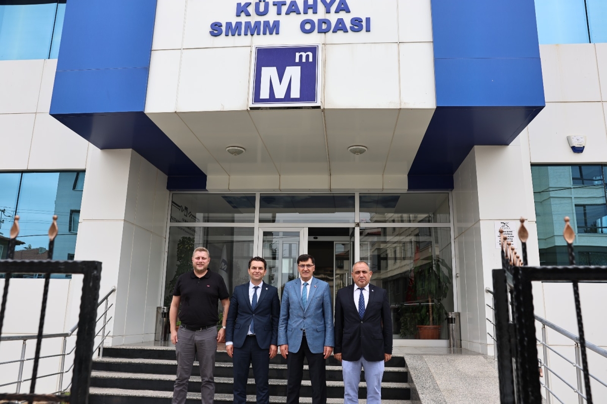 Başkan Kahveci'den SMMMO Yönetimine hayırlı olsun ziyareti