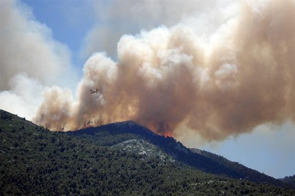 Çanakkale'de orman yangını
