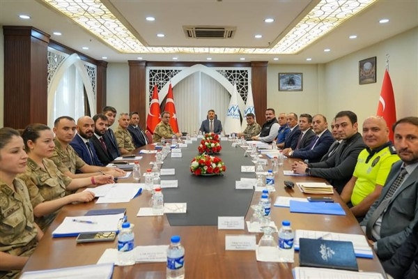 Hakkari'deki suç oranlarında düşüş değerlendirildi