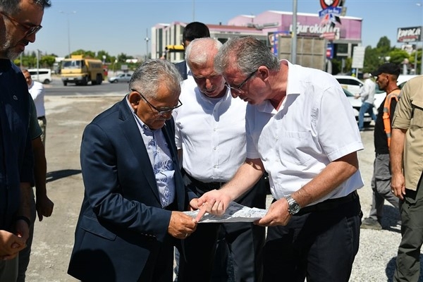 Başkan Büyükkılıç'tan Erkilet Bulvarı Bağlantı Yolu'nu inceledi