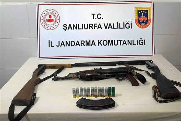 Şanlıurfa’da ruhsatsız silah operasyonu