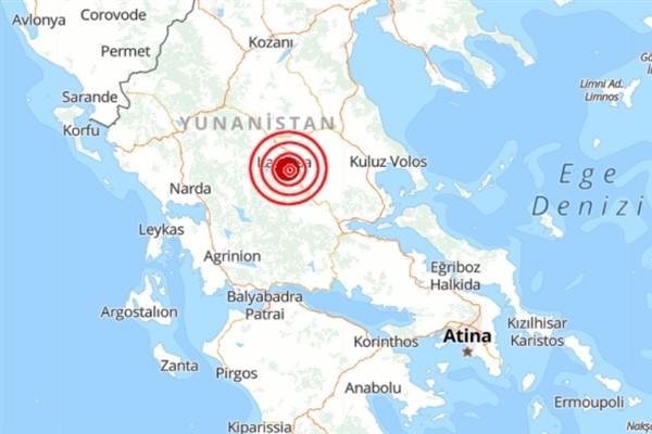 Yunanistan'da deprem