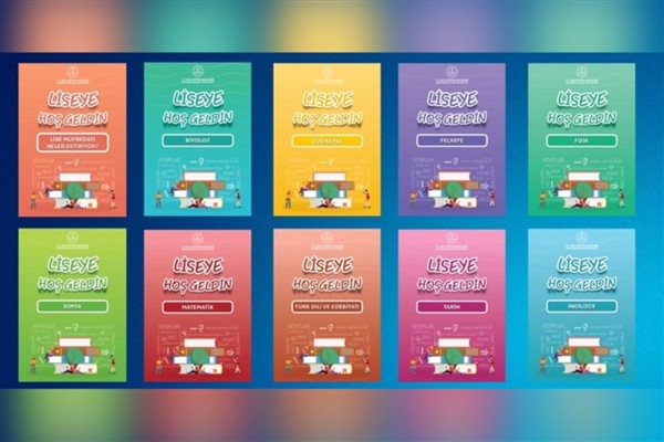 &Prime;Liseye Hoş Geldin&Prime; kitapları, öğrencilerin kullanımında