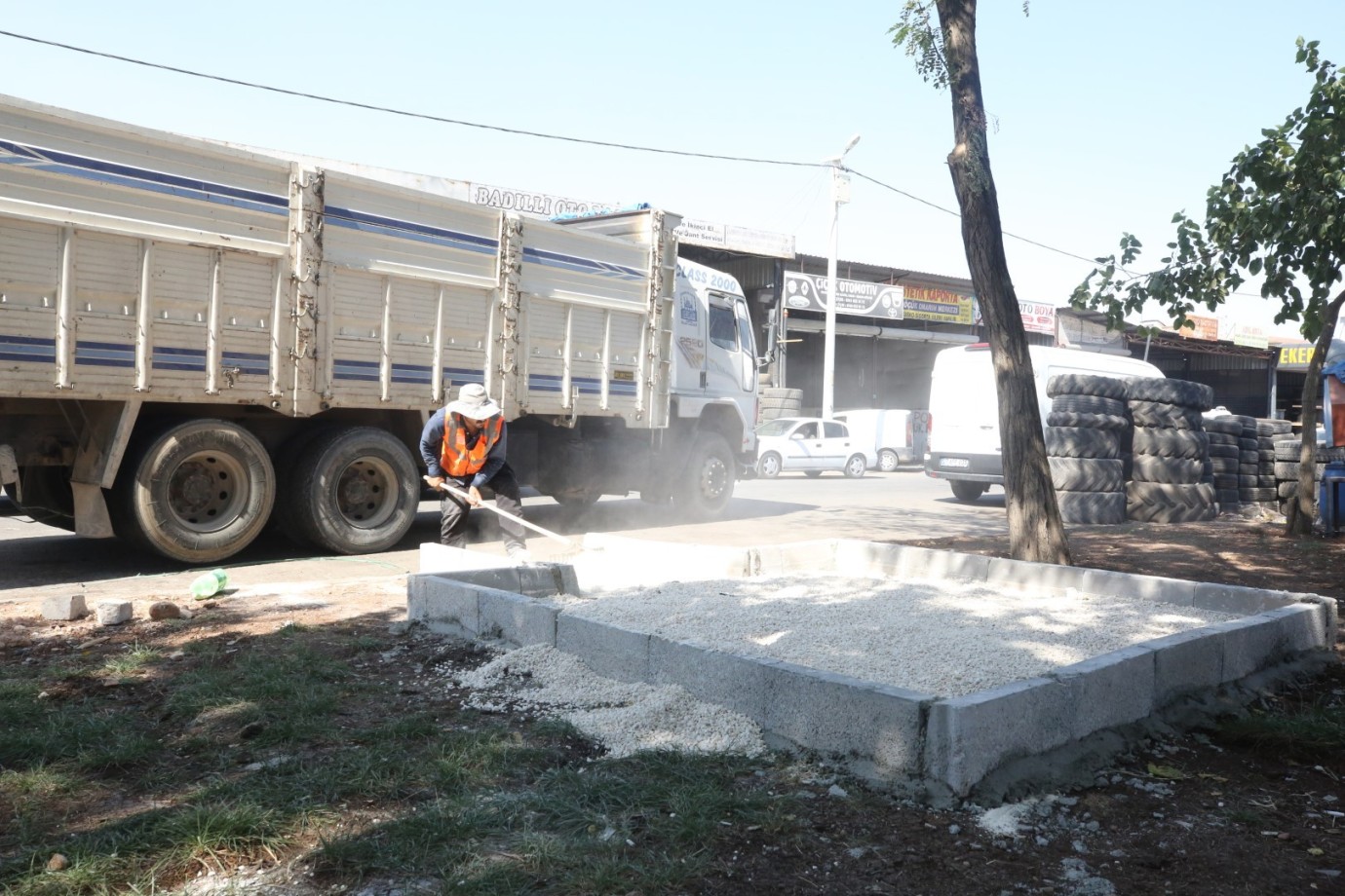 Evren Sanayi Sitesi’nde Park Çalışmaları Başladı