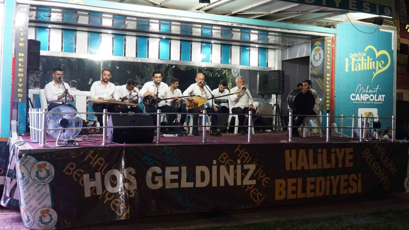 HALİLİYE'DE YAZ KONSERLERİ COŞKUSU SÜRÜYOR