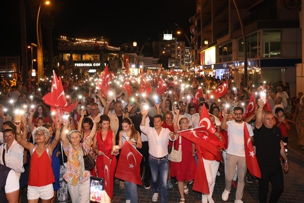 Marmaris'te 30 Ağustos kutlamaları gerçekleşti