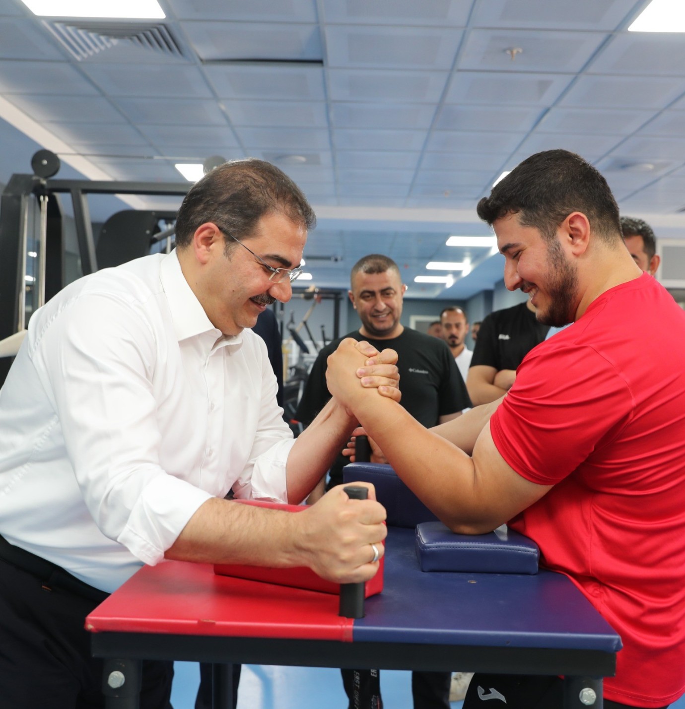 BAŞKAN CANPOLAT'TAN DÜNYA ŞAMPİYONU OCAKOĞLU'NA MORAL ZİYARETİ