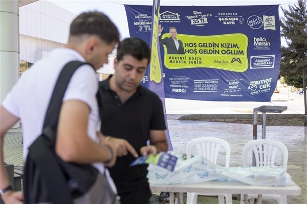 Mersin Büyükşehir Belediyesinden kente gelen öğrencilere &Prime;hoşgeldin&Prime; projesi