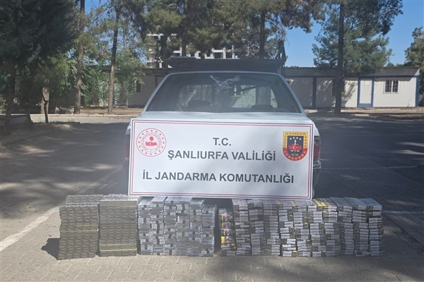 Eyyübiye'de 2 bin 145 adet gümrük kaçağı sigara ele geçirildi
