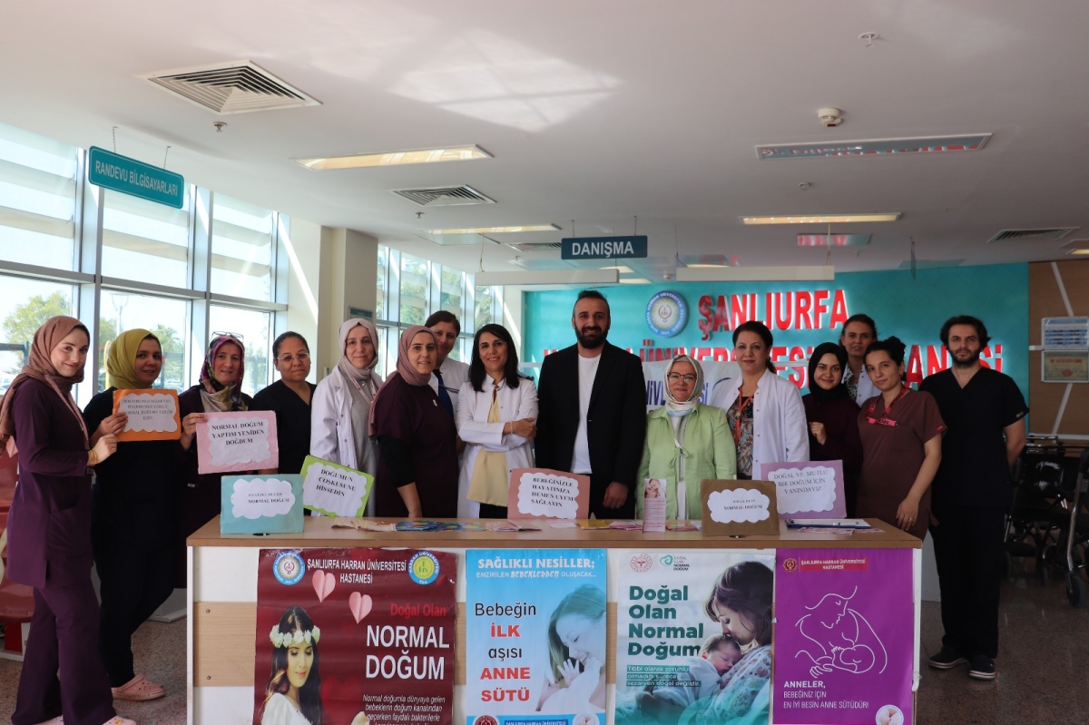 Harran Üniversitesi Hastanesi’nden Emzirme Haftası etkinliği