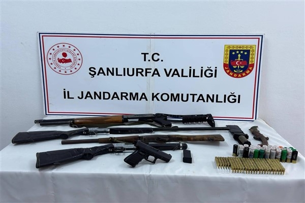 Şanlıurfa'da yasa dışı ve ruhsatsız silahlanma operasyonu