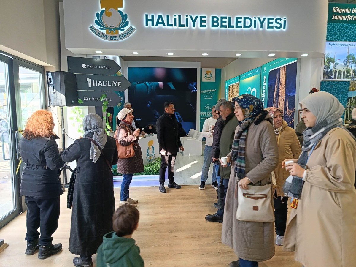 HALİLİYE BELEDİYESİ STANDINA BÜYÜK İLGİ