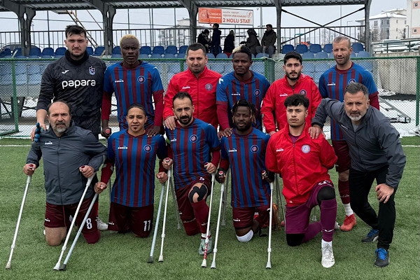 Trabzon Büyükşehir Belediyesi Ampute Futbol Kulübü deplasmanda galip geldi