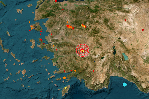 Denizli'de 4.0 büyüklüğünde deprem
