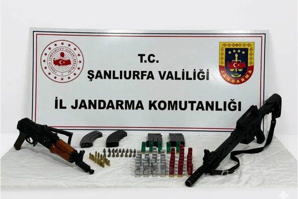 Akçakale’de ruhsatsız silah operasyonu