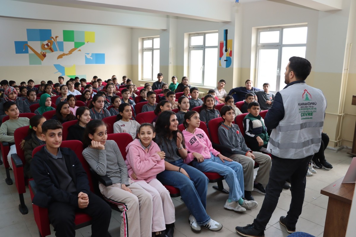 KARAKÖPRÜ’DE 10 BİNDEN FAZLA ÖĞRENCİYE ÇEVRE BİLİNCİ AŞILANDI
