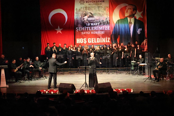 Aydın’da &Prime;18 Mart Şehitlerimize Saygı Konseri” düzenlendi