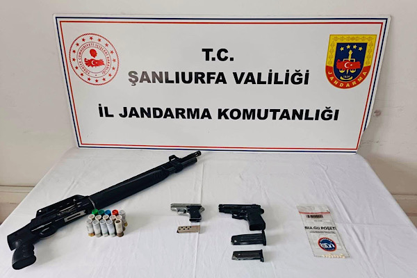 Şanlıurfa’da uyuşturucu ve silah operasyonu