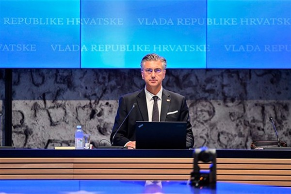 Plenkovic, Zagreb’de parti teşkilatlarının yıl dönümüne katıldı