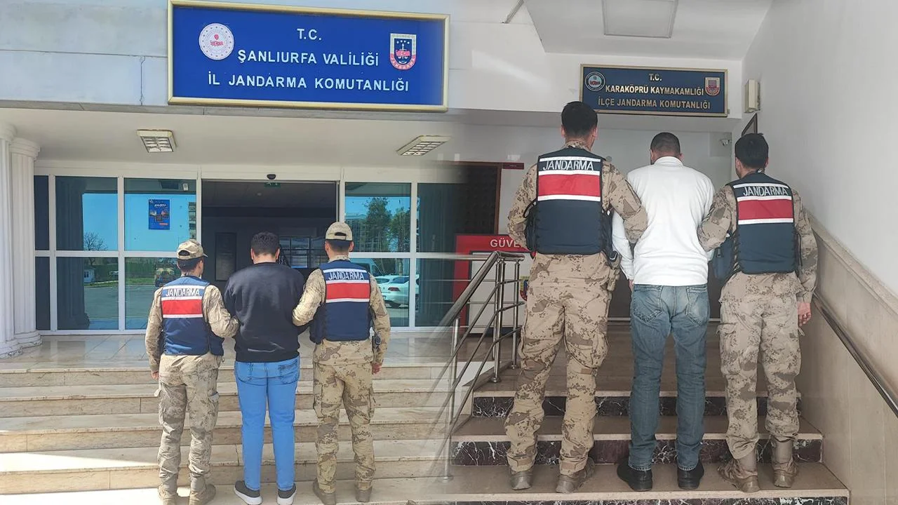 Düzenlenen operasyon Karaköprü İlçesinde, nefes kesen operasyon: Firari 2 kişi tutuklandı
