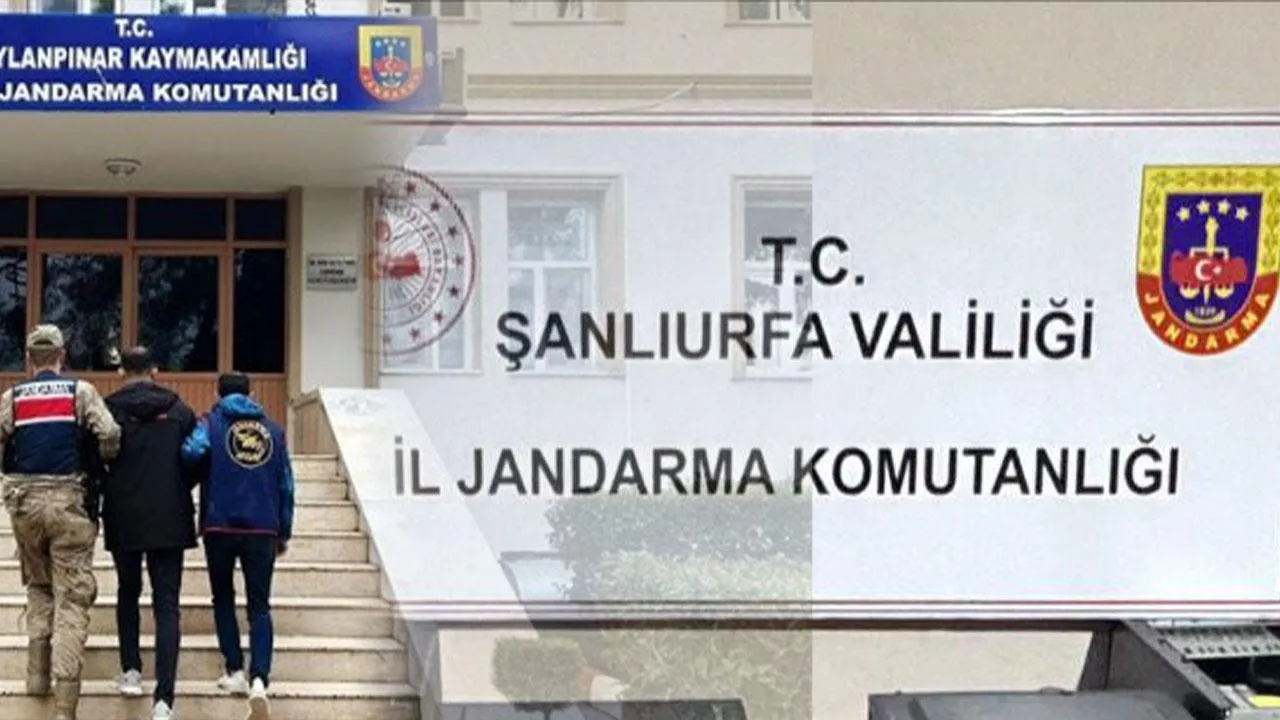 Şanlıurfa İl Jandarma Komutanlığı Kesinleşmiş hapis cezası bulunan şahıs kıskıvrak yakalandı