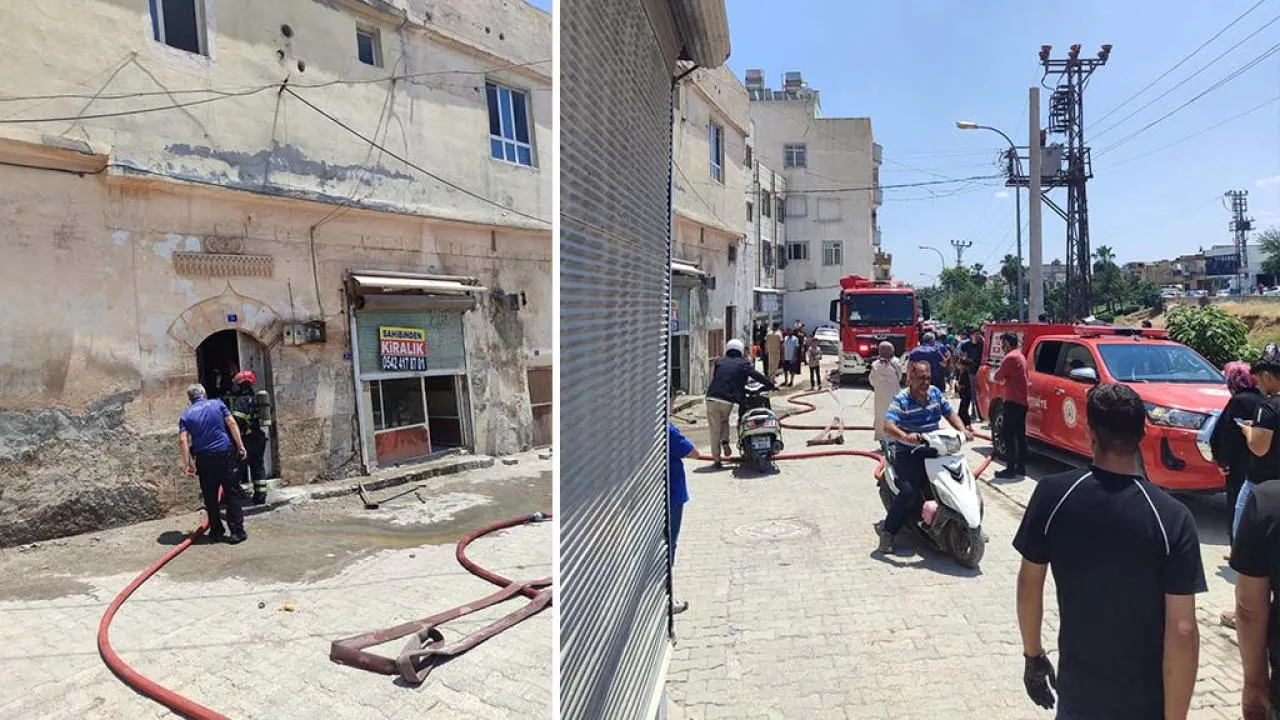 Şanlıurfa’da yangın paniği! Ekipler zamanla yarıştı!