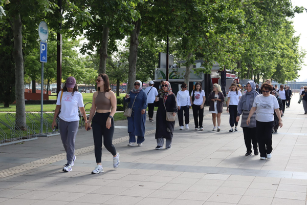 SEKA Park’ta sağlıklı yaşam yürüyüşü düzenlendi
