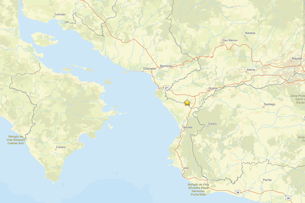 Kosta Rika'da deprem