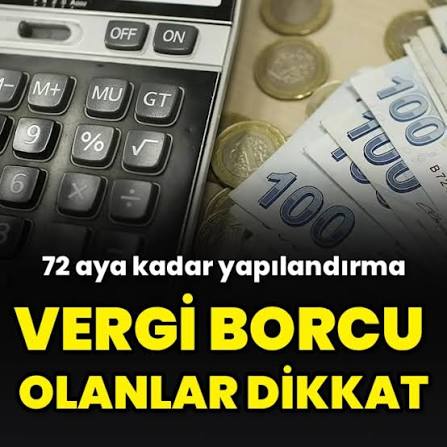 VERGİ DAİRESİNE OLAN BORÇLARIN DÜŞÜK ORANLI TECİL FAİZİ İLE TAKSİTLENDİRİLMESİ İÇİN