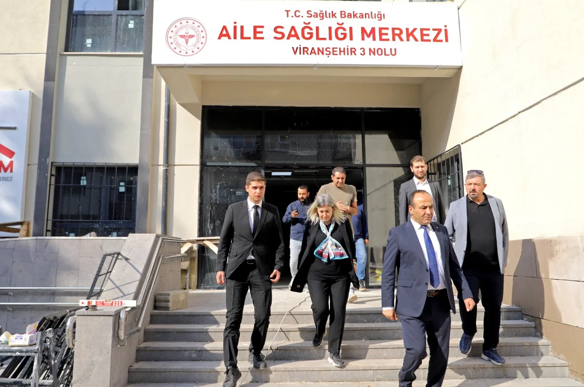 Şanlıurfa İl Sağlık Müdürü Doç. Dr. Erhan Berk, Viranşehir’de Sağlık Tesislerini Ziyaret Etti
