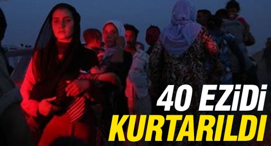40'a yakın Ezidi çetelerin elinden kurtuldu
