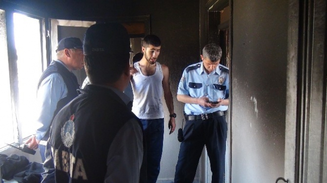 Şanlıurfa'da Suriyelilerin Kaldığı Evde Isıtıcı…