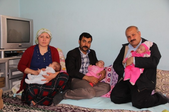 Üçüz Bebeklere Büyükşehir Kaptan Çıktı