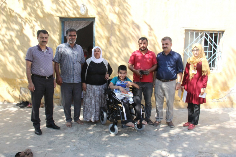ABDULKADİR, OKULUNA ARTIK AKÜLÜ SANDALYESİ İLE GİDECEK