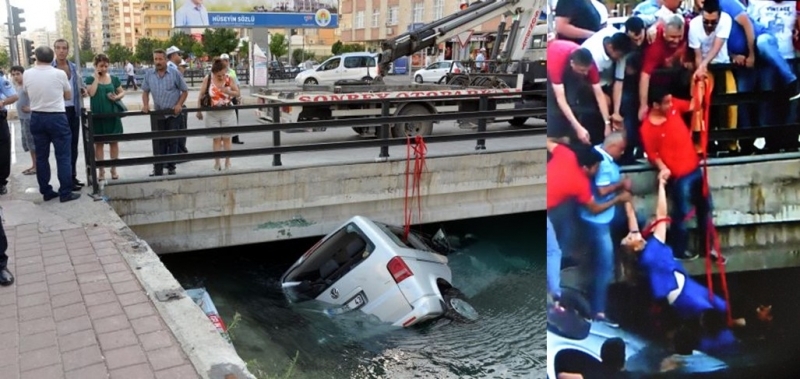 Adana da sulama Kanalında can pazarı