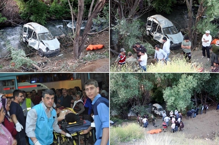 Adıyaman’ın Çelikhan İlçesinde feci kaza 4 ölü ve çok sayıda yaralılar var