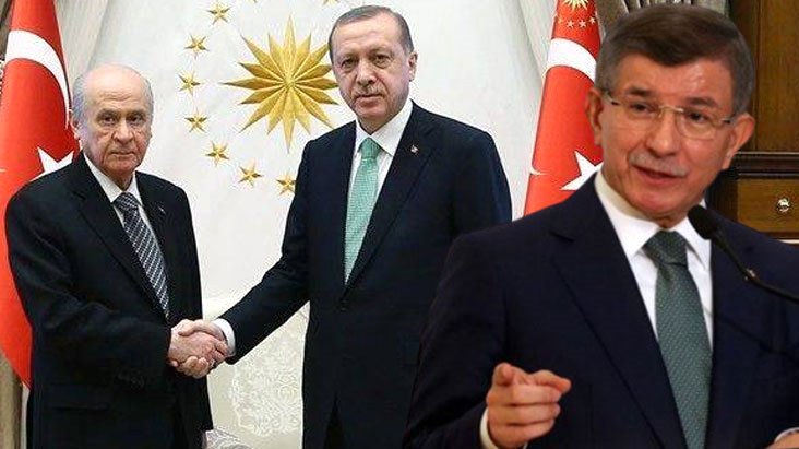 Ahmet Davutoğlu'ndan Cumhurbaşkanı Erdoğan'a: Bahçeli'den her türlü sürprize hazır olmalı