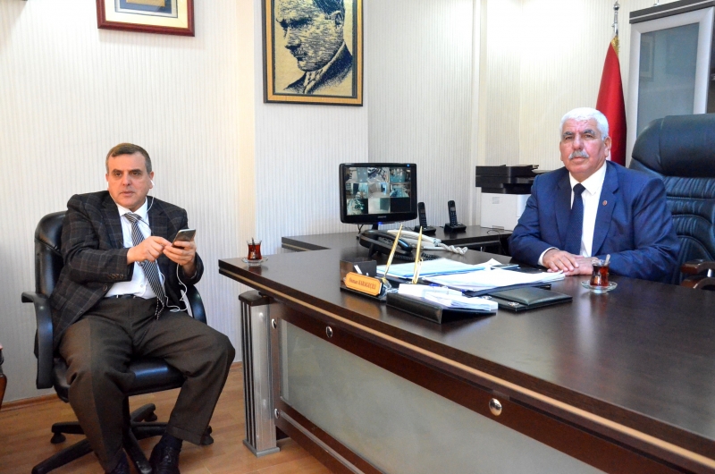 AK Parti İl Başkanı Av.Beyazgül Şoförler Odasında;  “Şanlıurfa’da ‘EVET’ çok yüksek oranda çıkaracak”
