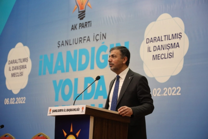 AK PARTİ ŞANLIURFA’DAN DARALTILMIŞ İL DANIŞMA MECLİSİ TOPLANTISI