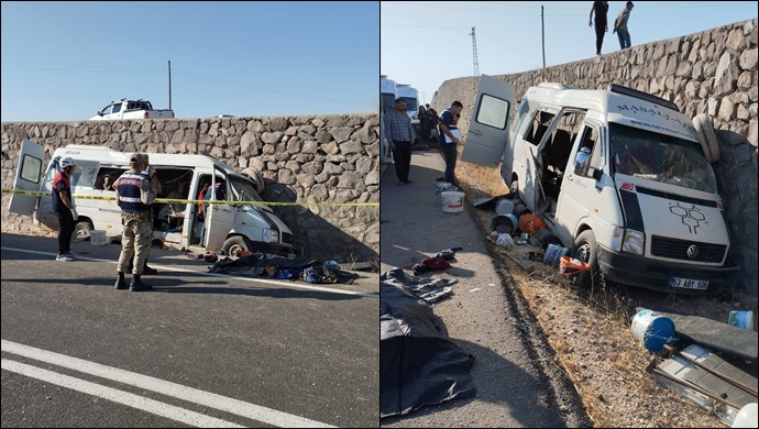Akçakale Suruç yolunda trafik kazası