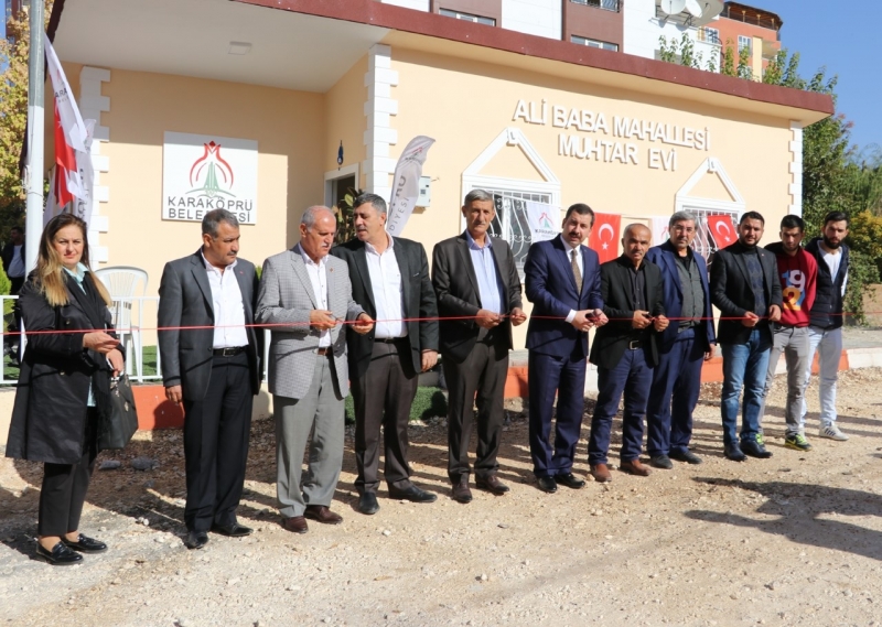 ALİ BABA MAHALLESİ MUHTAR EVİNE KAVUŞTU