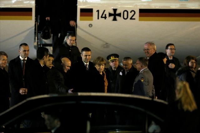 Almanya Başbakanı Angela Merkel,  Ankara da